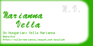 marianna vella business card